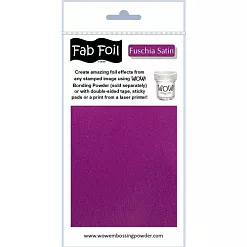 Фольга "Satin Fuchsia", 10 см х 1 м (WOW)