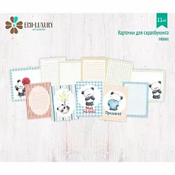 Набор карточек-мини "Мишутка" (Eco Luxury) Набор карточек-мини "Мишутка" (Eco Luxury)