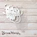Чипборд "Снеговички. Шейкер. Снеговик мини" (ScrapMania)