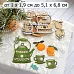 Нож "Чаепитие. С фруктами", 5,1х6,8 см (ScrapMania)