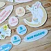 Набор высечек из бумаги "Небесное приключение", 55 шт (ScrapMania)