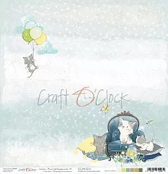 Бумага "Paws of happiness 01" (CraftO'clock) Бумага "Paws of happiness 01" (CraftO'clock)