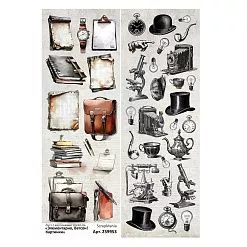 Лист с картинками 10х30 см "Элементарно, Ватсон! Картинки" (ScrapMania)