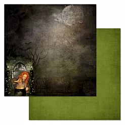 Набор бумаги 20х20 см "Ворожея", 12 листов (ScrapMania)