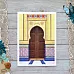 Тканевая карточка "Сердце востока. Коричневая дверь" (ScrapMania)