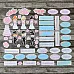 Набор высечек из бумаги "Теперь семья", 63 шт (ScrapMania)