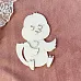 Заготовка для тиснения "Цыпленок", 7х10 см (LeoMammy) Заготовка для тиснения "Цыпленок", 7х10 см (LeoMammy)