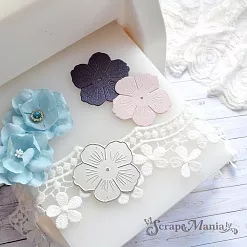 Нож "Цветок гибискуса средний" 5,6х5,6 см (ScrapMania) Нож "Цветок гибискуса средний" 5,6х5,6 см (ScrapMania)