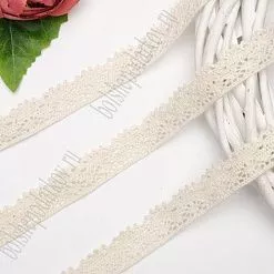 Кружево хлопковое "Бежевое", ширина 2 см, длина 1 м Кружево хлопковое "Бежевое", ширина 2 см, длина 1 м