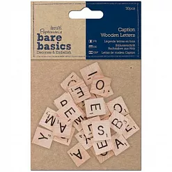 Набор деревянных украшений "Буквы" (DoCrafts)