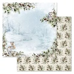 Набор бумаги 30,5х30,5 см "Снежные сказки", 12 листов (ScrapMania) Набор бумаги 30,5х30,5 см "Снежные сказки", 12 листов (ScrapMania)