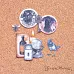 Набор тканевых высечек "Шепот магии", 6х5 см, 24 шт (ScrapMania)