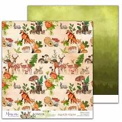 Набор бумаги 20х20 см "Домик лесника. Основной", 6 листов (Muscari)