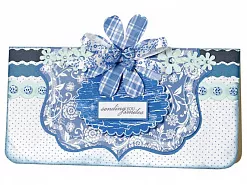 Набор бумажных цветов "Очарование синего" (DoCrafts)