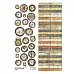 Лист с картинками 10х30 см "Стальное сердце. Часы" (ScrapMania)