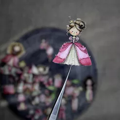 Набор тканевых высечек "Маленькая королева", 30 шт (ScrapMania)