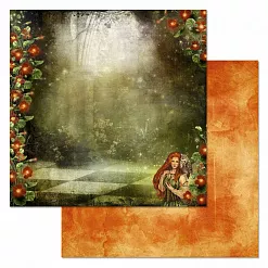 Набор бумаги 20х20 см "Ворожея", 12 листов (ScrapMania)