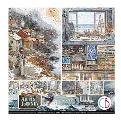 Набор бумаги 20х20 см "Artist Journey", (Ciao bella) Набор бумаги 20х20 см "Artist Journey", (Ciao bella)