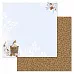 Набор бумаги 30,5х30,5 см "Снежная клюква", 12 листов (ScrapMania)
