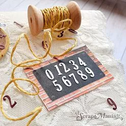 Нож "Цифры", 1,2х0,5 см (ScrapMania)