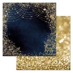 Набор бумаги 20х20 см "Фономикс. Новогодний", 12 листов (ScrapMania)