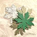 Нож "Уральская природа. Лист резной", 5,1х5 см (ScrapMania)