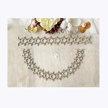 Набор украшений из чипборда "Ажурные элементы" (LeoMammy)