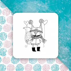 Штамп резиновый "Белочка Натали" (Черешня) Штамп резиновый "Белочка Натали" (Черешня)