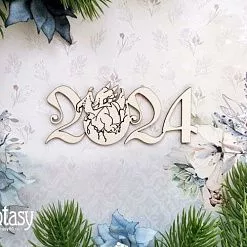 Чипборд "Надпись 2024", 6,6х3 см (Fantasy) Чипборд "Надпись 2024", 6,6х3 см (Fantasy)