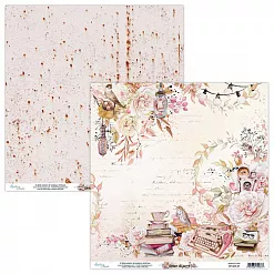 Набор бумаги 15х15 см "Dear diary", 24 листа (Mintay)