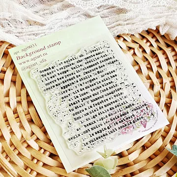 Штамп "Фоновый. Сквозь года", 9,3х8 см (AgiArt)