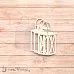 Чипборд "Новогодние традиции. Шейкер. Фонарь. Маленький" (ScrapMania)