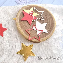 Нож "Звезды", 2,6х2,6 см (ScrapMania)