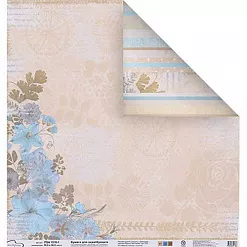 Бумага "Цветочный. Голубые цветы" (Mr.Painter)