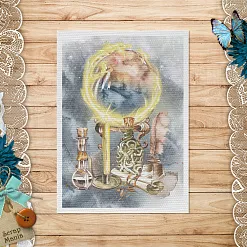 Тканевая карточка "Волшебник. Колдовство" (ScrapMania)