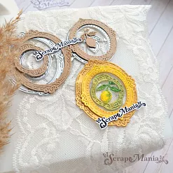 Нож "Картинная галерея. Лимон", 6,1х7,5 см (ScrapMania) Нож "Картинная галерея. Лимон", 6,1х7,5 см (ScrapMania)