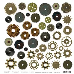 Бумага 30х30 см "Cogs. Картинки для вырезания" (CraftO'clock) Бумага 30х30 см "Cogs. Картинки для вырезания" (CraftO'clock)