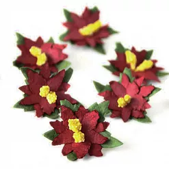 Пуансеттия "Маленькая, бордовая", 1 шт (Craft)