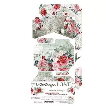 Набор бумаги 30х15 см "Vintage loves. Для вырезания. Конверты", 12 листов (CraftO'clock)