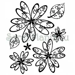 Набор штампов "Цветок" (Viva Decor)