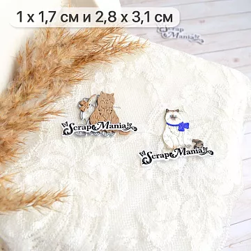 Нож "Котики. Красавчик", 2,8х3,1 см (ScrapMania)