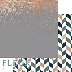 Набор бумаги 30,5х30,5 "Мистер Грэй", 6 листов (Fleur-design)