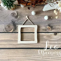 Чипборд "Квадратная рамочка", 3,5х5 см (LeoMammy)