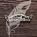 Украшение из чипборда "Надпись. На крыльях любви" (ArtLines)