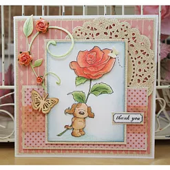 Набор бумаги 15х15 см "Vintage rose", 36 листов (Wild Rose Studio)