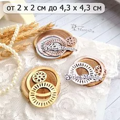 Нож "Декоративный круг", 4,3х4,3 см (ScrapMania) Нож "Декоративный круг", 4,3х4,3 см (ScrapMania)