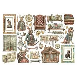 Набор вырубок "Alterego", 37 шт (Stamperia) Набор вырубок "Alterego", 37 шт (Stamperia)