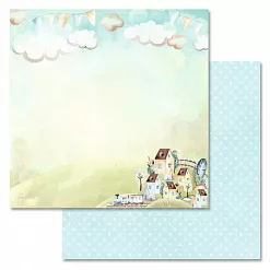 Набор бумаги 30,5х30,5 см "Веселый паровозик", 12 листов (ScrapMania) Набор бумаги 30,5х30,5 см "Веселый паровозик", 12 листов (ScrapMania)