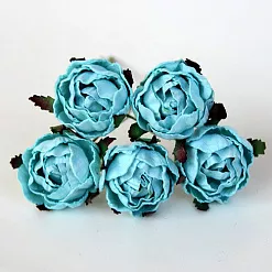 Букет ранункулюсов "Бирюзовый", 5 шт (Craft) Букет ранункулюсов "Бирюзовый", 5 шт (Craft)