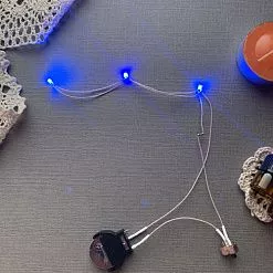 Подсветка, модуль с 3 светодиодами, меняющими цвет, сменная батарейка (ScrapIllumination)